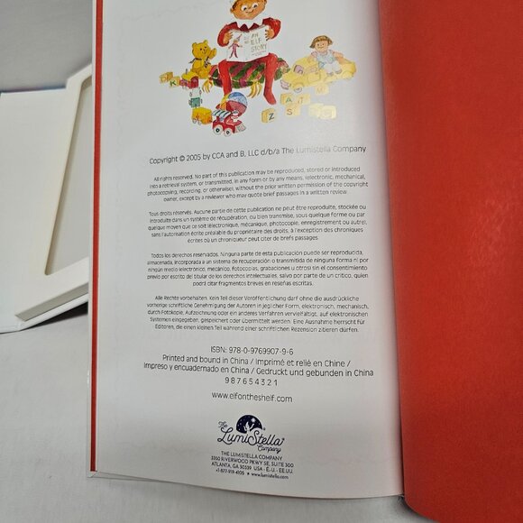 The Elf on the Shelf A Christmas Tradition Set Boy Plush Book Keepsake Box 2005 - Picture 11 of 14
